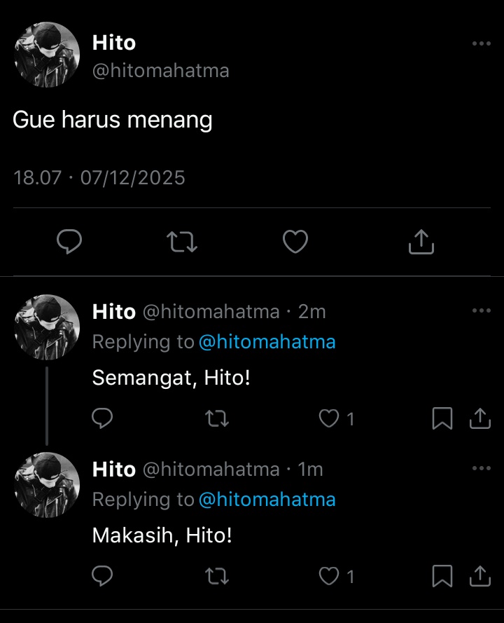 semangat, everyone! ingat, besok senin [snyum jahat]