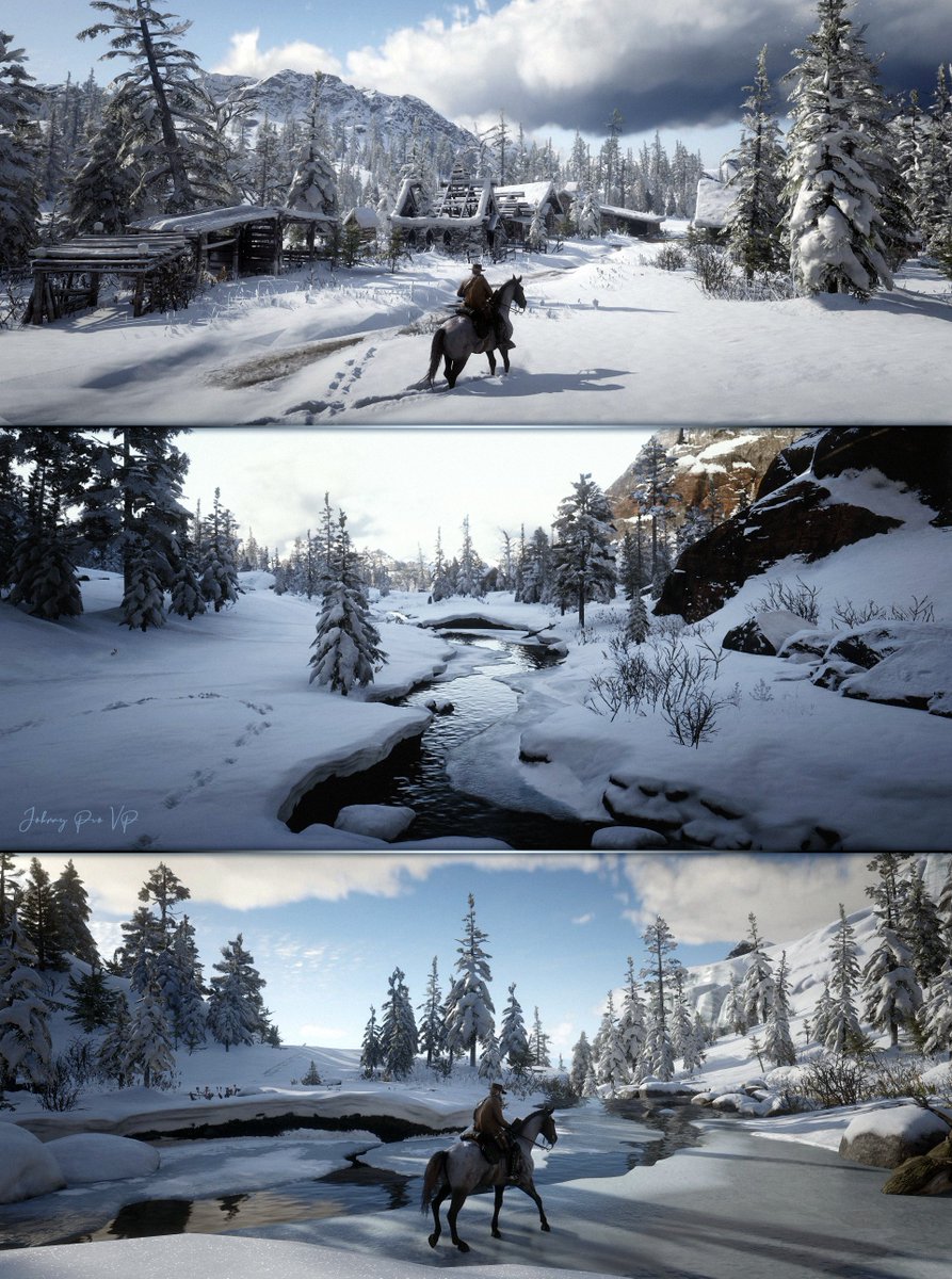 Red Dead Redemption 2. The beauty of winter.    

#RedDeadRedemption2 • #VirtualPhotography •  #ukrVP • #VPHiddenGems • #VPWorld • #VPRT