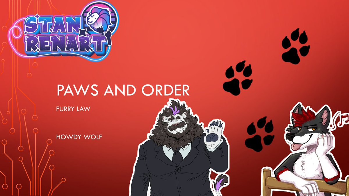 L'avocat <a href="/HowdyTheWolf/">Howdy 🐺</a> m'appellera à la barre ce soir à 18h sur ma chaîne les rockstars !

Il nous présentera sa conférence sur tout ce qui a trait à la juridiction  et répondra à nos questions !

Organisez des conventions ? Les lois pour les artistes ?

Tout sera répondu !