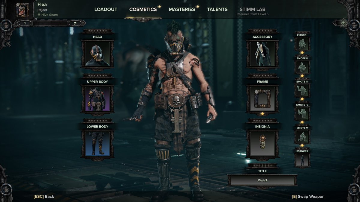 itsSoupDogg's tweet photo. @Darktide40K This is Flea, your new (hopefully) favourite lunatic. https://t.co/Z2RwSZ7Mxy