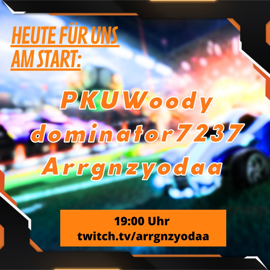 🔥 MATCHDAY🔥

<a href="/desbl/">DeSBL</a> Match gegen das Team der <a href="/ovguesports/">OVGU Esports</a> Dragons.

Wann? Heute 19:00 Uhr
Wo? 🔴 LIVE auf twitch.tv/arrgnzyodaa 

#pku #PKUeSportseV #PKUeSports #esport #esports #desbl #rocketlea