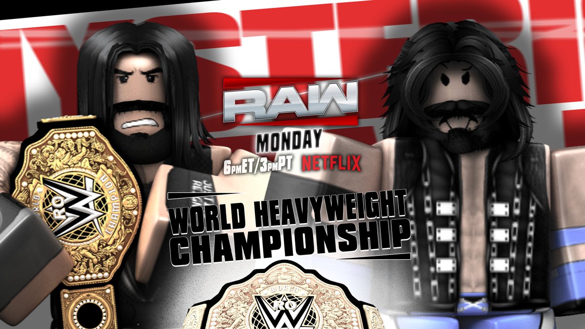 #WWERaw // DECEMBER 7th

The world heavyweight championship will be on the line TOMORROW when <a href="/vjustlno/">justino</a> defends against <a href="/SClubStark/">SClub</a> !

With wargames looming, can styles win his FIRST world heavyweight championship, or will reigns walk out STILL champion?