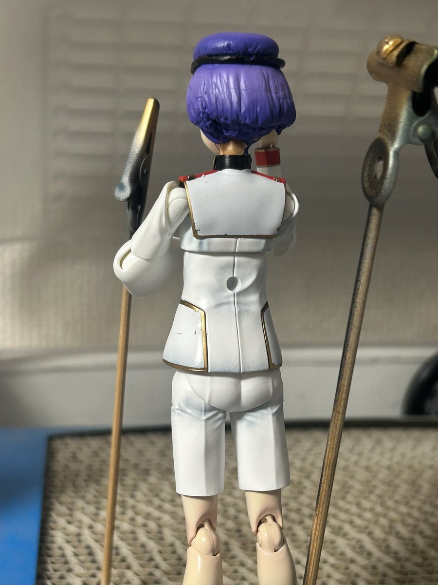 Ekuxy's tweet photo. こんばんは🌙
赤い彗星の魔女以降��第二弾

木星の魔女

イジった部分は髪の造形くらい
全体の作りはまぁ粗悪ですが、ここまで出来ました

問題は顔。というか目
シロッコの様なアイデカールが見つからず、手描きに挑戦してますが当然激ムズ

顔のお披露目はもう少し先ですね

#スレッタ
#木星の魔女 https://t.co/iQlGdqeXnR