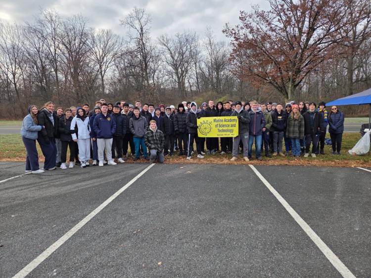 MAST Orienteering Team geared up and on site at Rutgers Ecological Preserve. Let's GO!