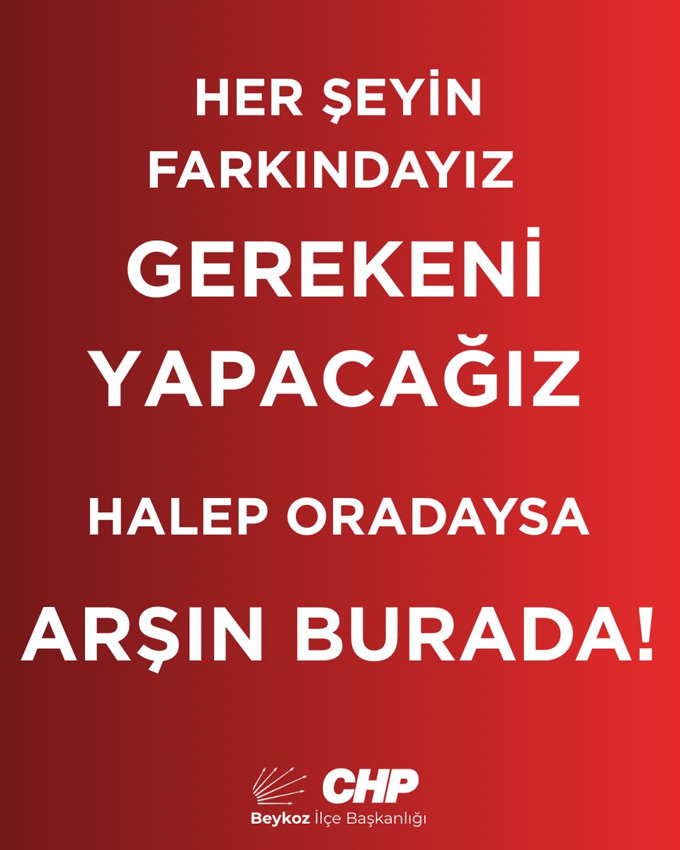 Beykoz’un emekçileri yalnız değildir!

Siyasi gerekçelerle yapılan hukuksuz işten çıkarmalara karşı susmayacağız.

#BeykozBelediyesindeEmekçiKıyımı 
#BurdayızVarız

CHP Beykoz İlçe Başkanlığı