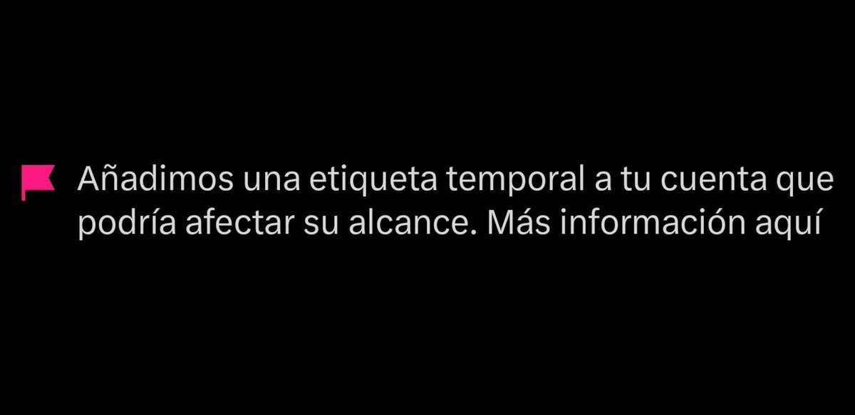 ⭕ Ha sido publicar este tuit y automáticamente silencian mi cuenta. 👇🏻