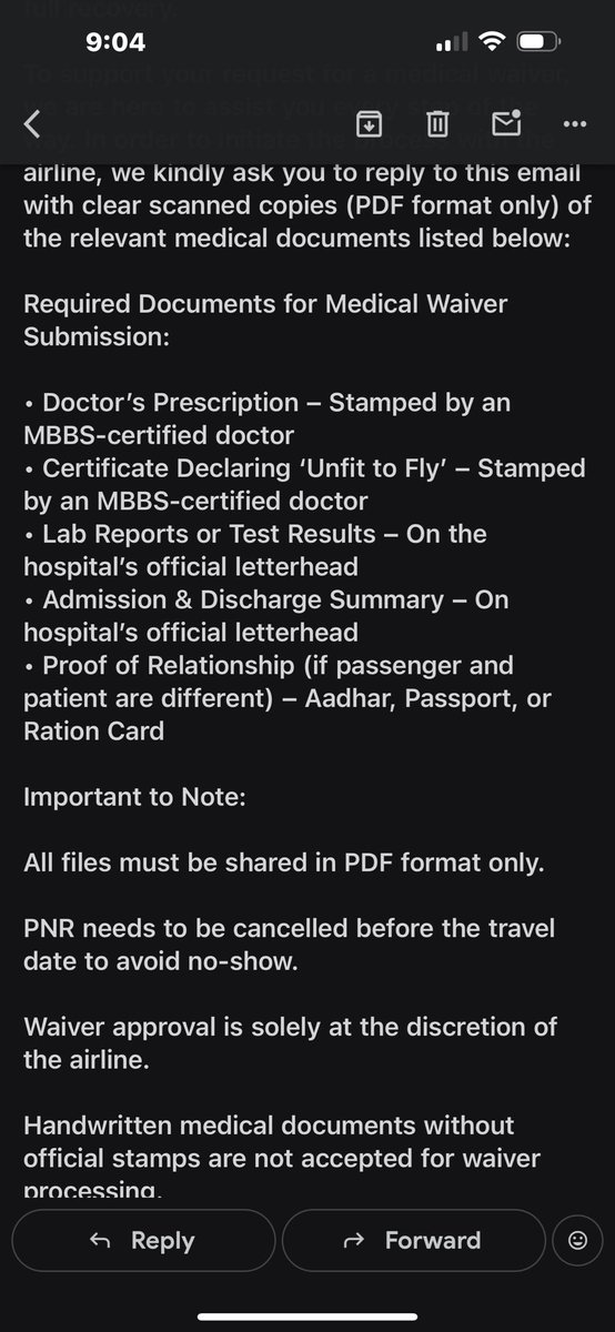 natya_arman's tweet photo. @makemytripcare Again I am getting the mail from @makemytrip @makemytripcare agent to reshare the reports . How many times I need to reshare as I already did . I (Md Arman Khan ) was the passenger and my father (Md Jawed Khan) is patient . And @IndiGo6E has already processed the refund. https://t.co/YDrsHMIWun