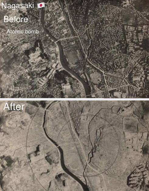 Partisangirl's tweet image. Dresden.

Tokyo.

Hiroshima.

Nagasaki.

The allies vs. the Axis.