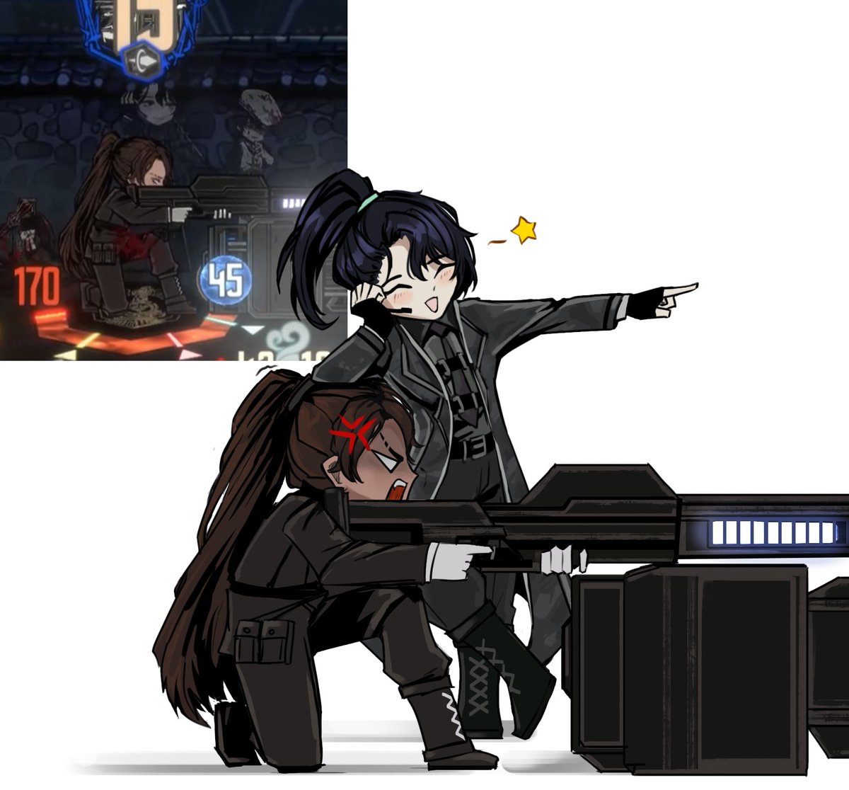 Zzio444's tweet photo. Full-stop sprite overlap that looked funny to me (ignore the evil ring sang in the background)
Also, thanks for the 1k followers💗 https://t.co/bcSbzx5ile