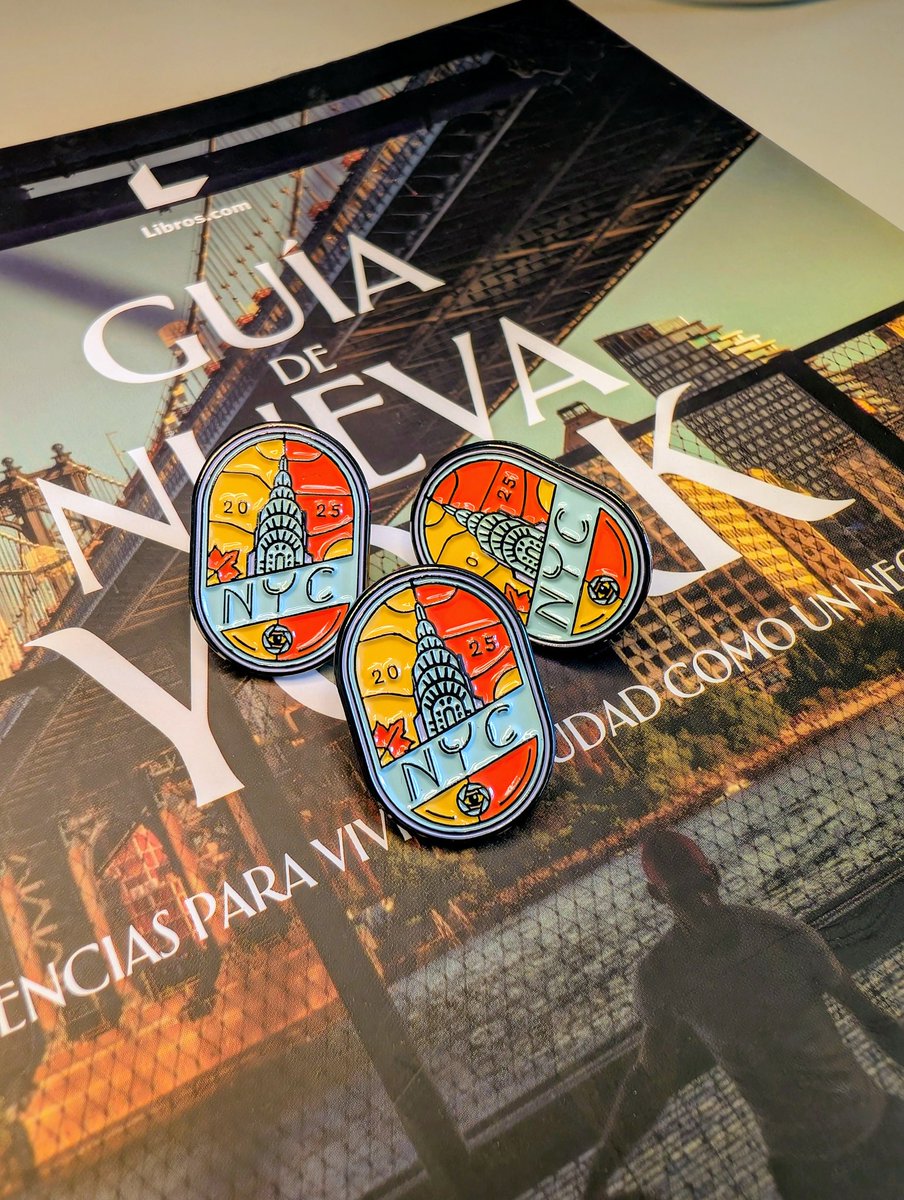 🎉 Sorteo de 3 pins metálicos de los que hicimos para nuestro último viaje fotográfico a Nueva York

Para participar:
1️⃣Sígueme
2️⃣Retuitea o cita este tuit 

🌍 Envío a cualquier país al que llegue Correos

Participa hasta las 10pm del 8/12, hora de Madrid

Habrá 3 ganadores
