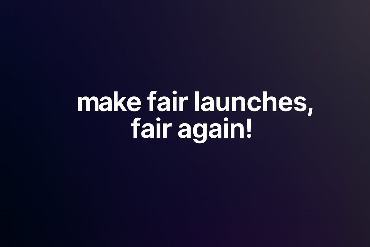 Fair launches died in 2025.

Retail became exit liquidity. Bots won.

But <a href="/StreamSwap_io/">StreamSwap ⚡️⚡️</a> along with <a href="/Uniswap/">Uniswap Labs 🦄</a> CCA can make it fair!

🧵👇