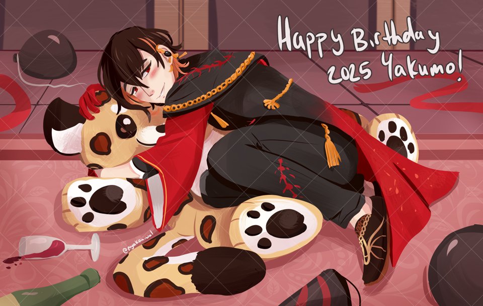 nyakanival's tweet photo. 生日快樂八雲寶寶~ 我們愛你! 🐍🎉🎈

#HappyYakumoDay2025 #NyakaniArt https://t.co/AMmkJPuiuJ