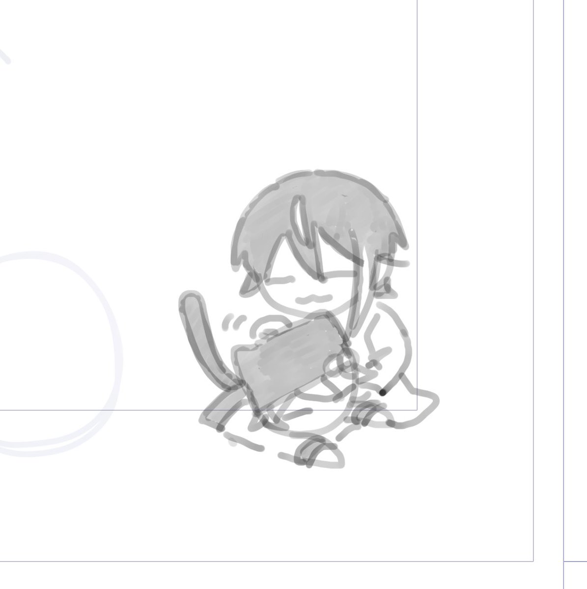 저도 주말내내 그렸는데 올릴 수 있는게 없다 원고지 구석에 한 낙서라도....