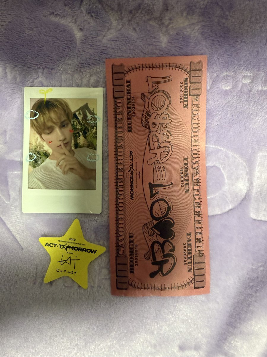 TXT ACT:TOMORROW グッズ チェキ インスタントフォトカード 交換 譲