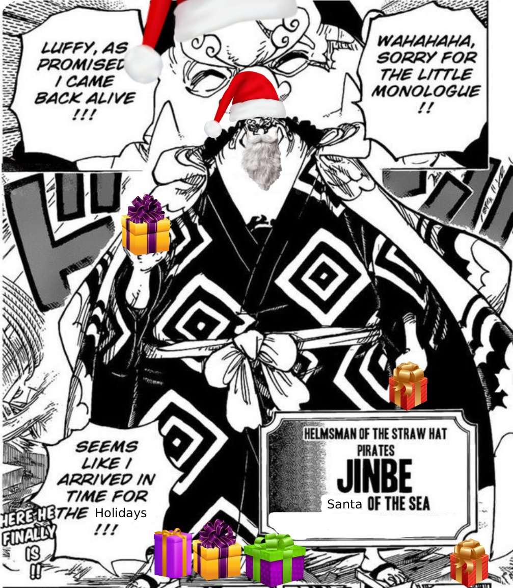 🎶Santa Jinbe is coming to town🎶