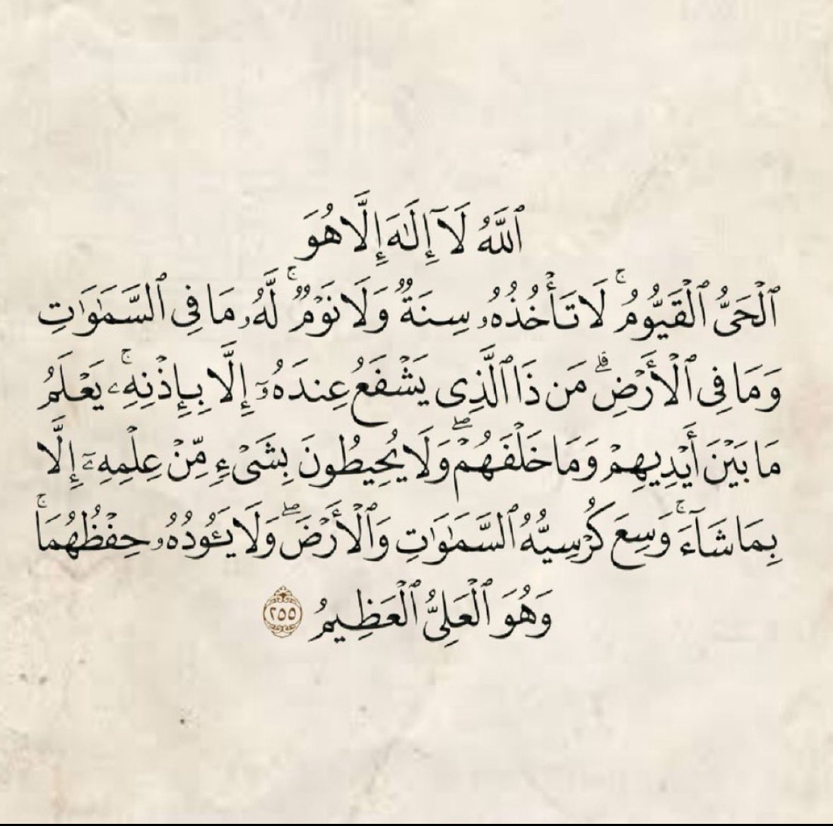 c_6ip's tweet photo. اللَّهُ لَا إِلَٰهَ إِلَّا هُوَ الْحَيُّ الْقَيُّومُ﴾ 🤍
حفظك الله من كل شر، وأشرق قلبك بنوره
قال النبي ﷺ: «من قرأ آية الكرسي دبر كل صلاة مكتوبة لم يمنعه من دخول الجنة إلا أن يموت» https://t.co/fgndjNE2zO