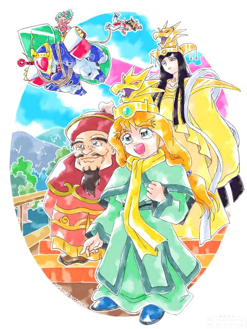 魔神英雄伝ワタル2】第05話配信記念絵！ #魔神英雄伝ワタル #魔神