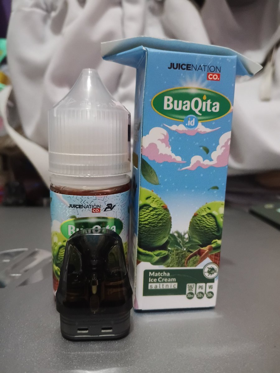 llnewyt's tweet photo. wts lq buaqita matcha 120k + ct 0,8 oxva xlim go masih baru, lq baru taruh di ct #WTS #zonauang https://t.co/BjlfDtdTTa