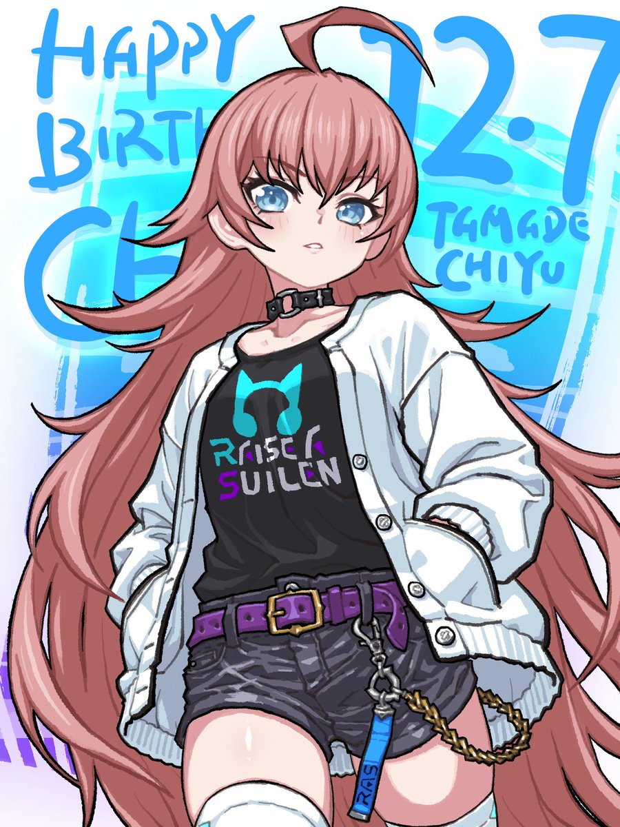 呃，北京时间的话没超时……
#bandoriart 
#珠手知由生誕祭2025 
#チュチュ生誕祭2025