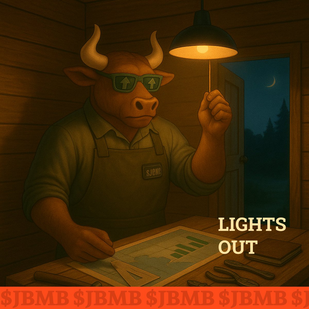 💡 GN. Lights out in the workshop. $JBMB