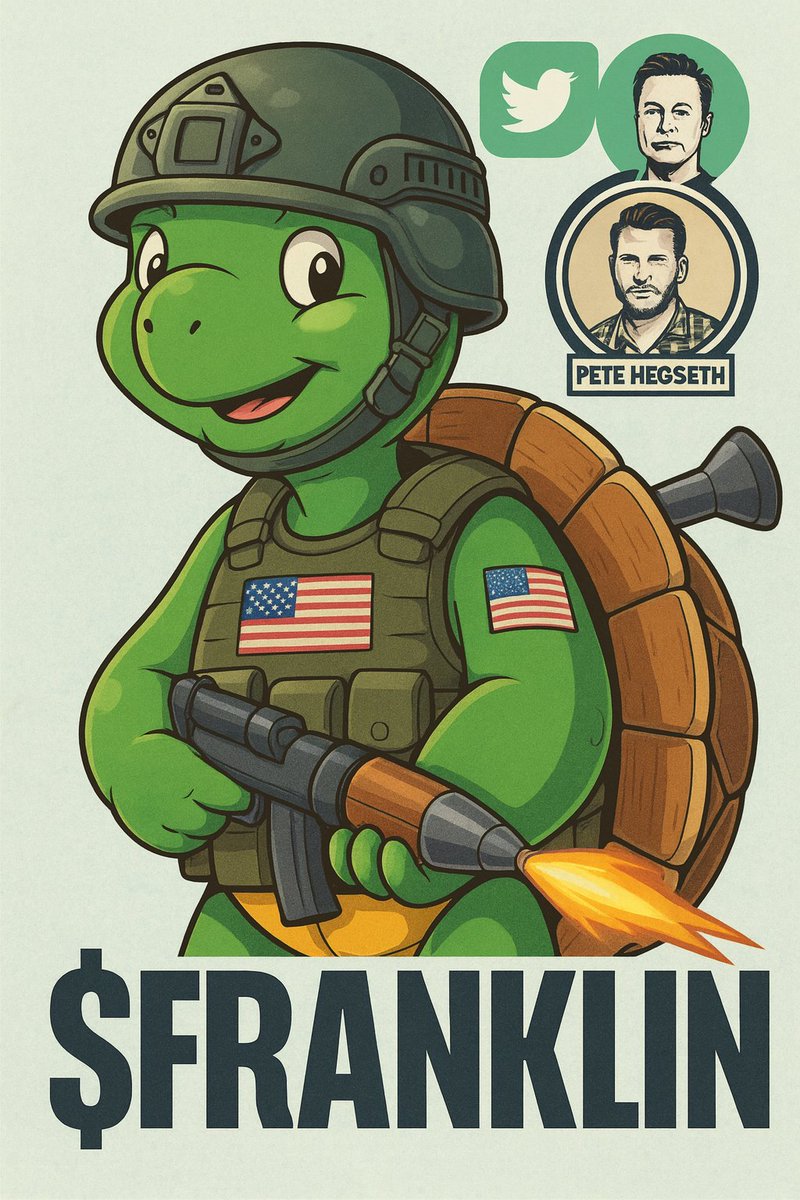 Sergey15376602's tweet photo. $FRANKLIN
7.6K+ holders and climbing.
$13M+ volume in 24h.
Market cap holding strong at ~$4M — this turtle refuses to die.
90s nostalgia + unstoppable meme energy = explosive momentum.
Slow and steady wins the race… until it 20x in a week.
#FRANKLIN #Solana #MemeCoin #100Mcoming https://t.co/YcJFfWpaTX
