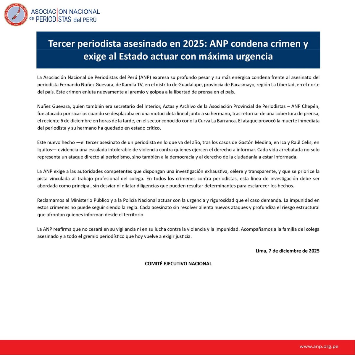 ANP Perú tweet media