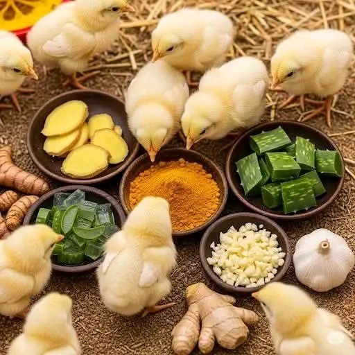3 POWERFUL HERBAL REMEDIES THAT HELP PROTECT YOUR FLOCK NATURALLY

1. Garlic 
   ~ Boosts immunity  
   ~ Fights internal parasites  
   ~ Add crushed garlic to drinking water

2. Neem Leaves 
   ~ Acts as natural antibiotic  
   ~ Prevents bacterial and viral infections  
   ~