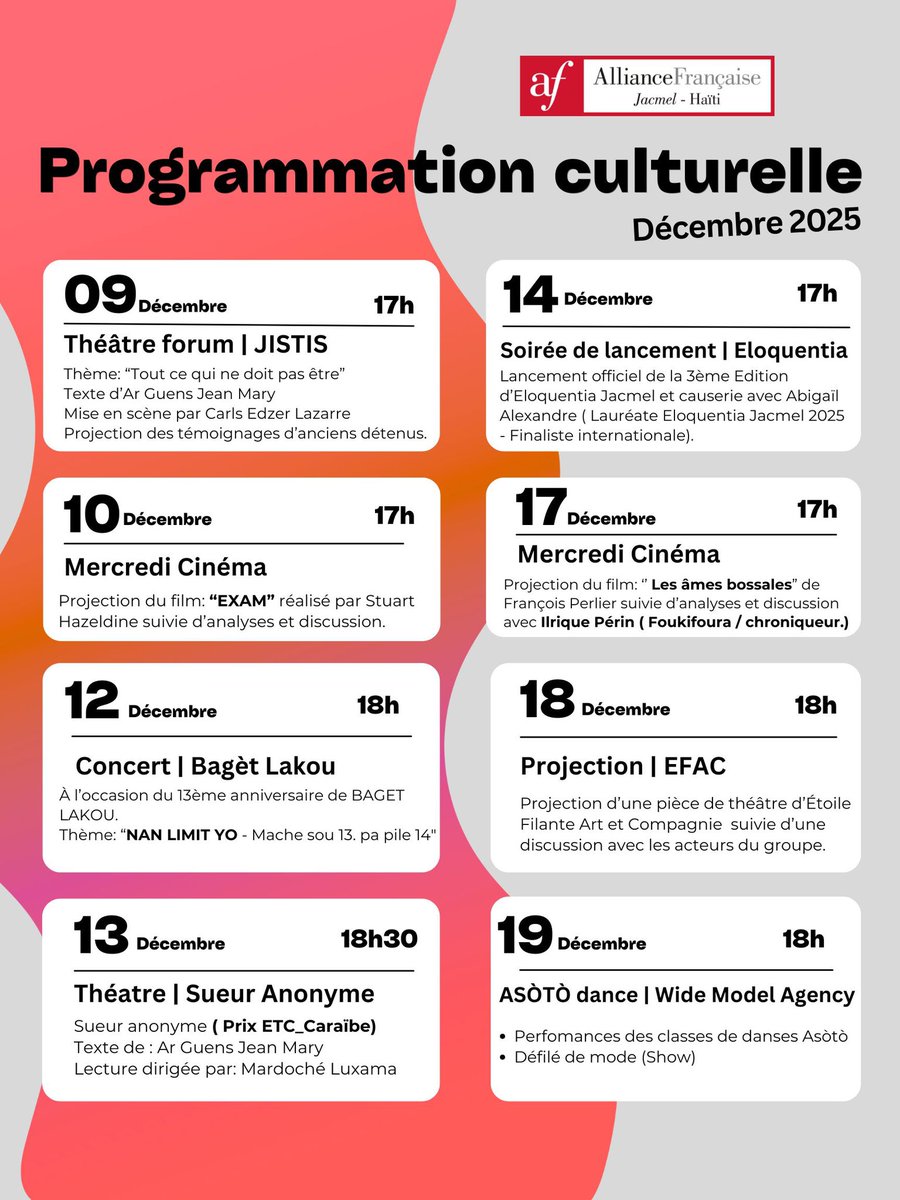 Alliance française de Jacmel tweet media