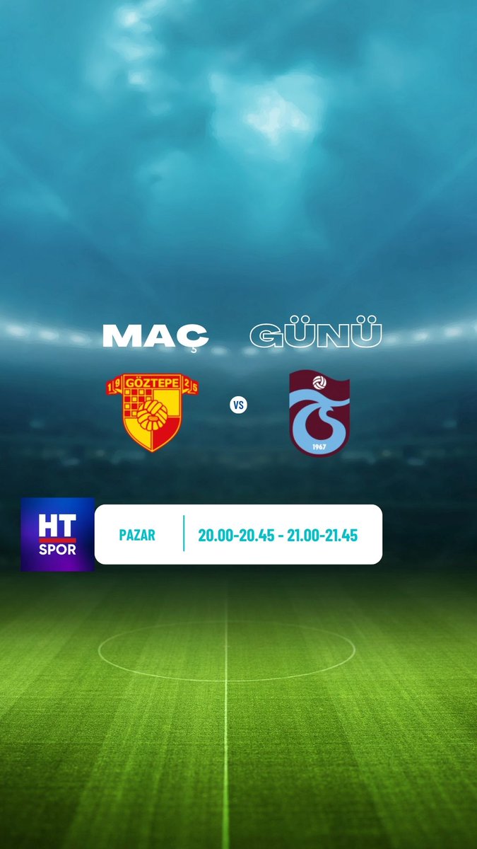 Saat 20.00'de Ht Spor'da <a href="/Goztepe/">Göztepe Spor Kulübü</a> <a href="/Trabzonspor/">Trabzonspor</a> maçını canlı olarak yorumlayacağız. Bekleriz efendim :)