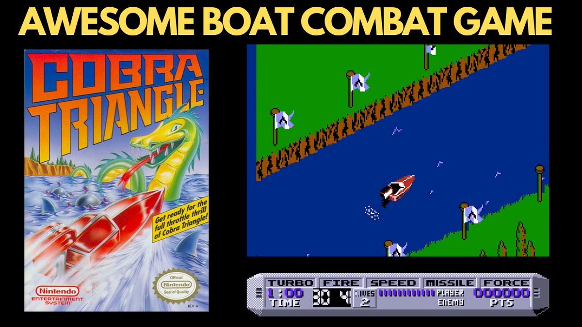 sirchronoBCN's tweet photo. @dandorf22 El mío fue el COBRA TRIANGLE para la nes fue mi primer juego junto al Mario 3 , https://t.co/Adh2NMQR7l