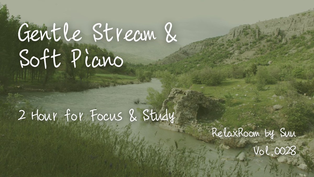 RR_by_Suu's tweet image. Boost your focus with 2 hours of gentle stream ambience and soft piano — perfect for studying, reading, or calm work sessions. ✨📘

youtu.be/P1tTQpVIQcI

#FocusMusic #PianoAmbience #StudySounds