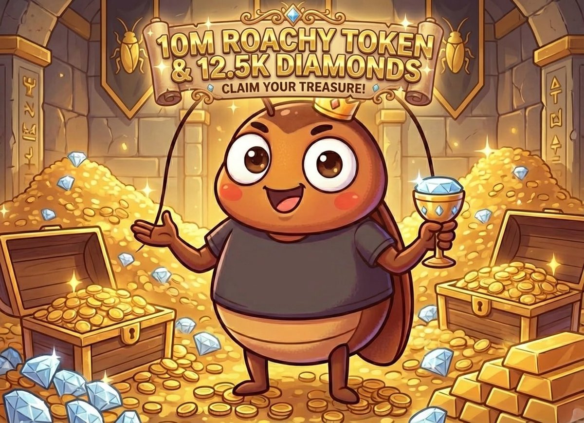🚀 GET READY for THE INITIAL REWARDS! 10M $ROACHY &amp; 12.5K 💎 DIAMONDS ARE WAITING! 🚀

Roachy Fam, the massive rewards pool is set! A colossal 10,000,000 $ROACHY tokens and 12,500 Roachy Diamonds are confirmed and waiting for the community when staking goes live!

What Does