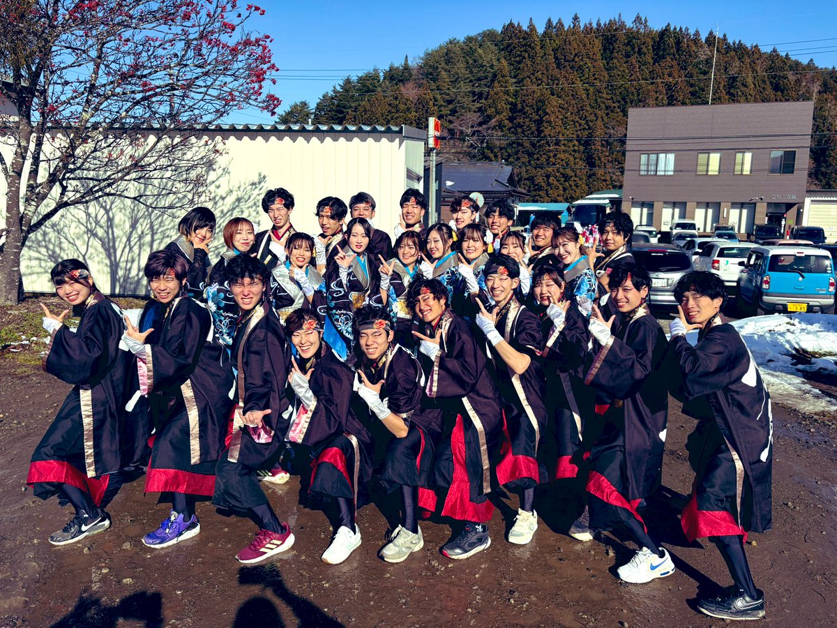 Live_Start_'s tweet photo. 【お祭参加報告】
本日福島で開催の #結ノYOSAKOI に参加致しました！

trigger1復活演舞、#轍wadachi さんとのコラボ演舞、お楽しみいただけたでしょうか✨

演舞・お祭りで結ばれた繋がりを胸に、更に精進いたします！
ご声援ありがとうございました🦒

#ツナグ黎舞🤝
#黎舞
#よさこい
#わだらいぶ https://t.co/JEJPvfrFwN