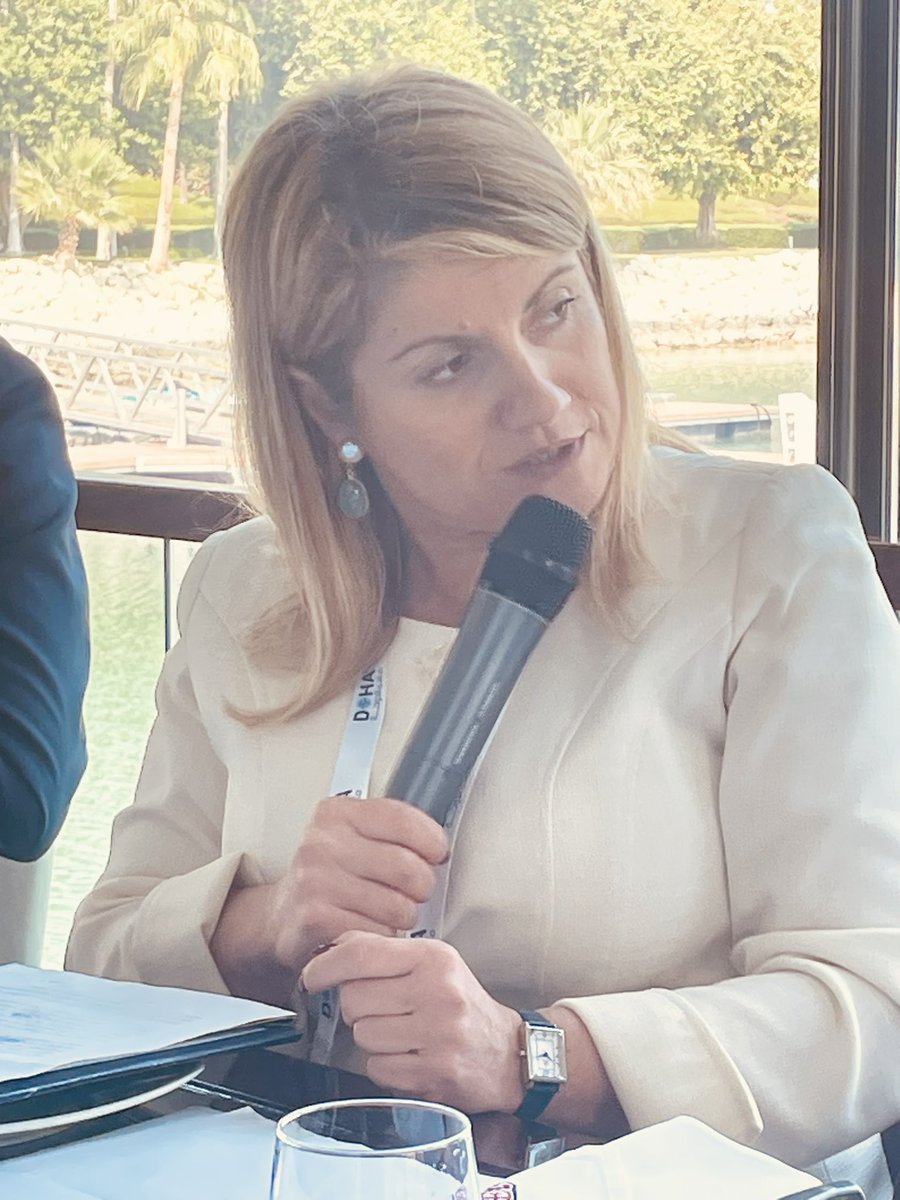 MariaFantappie's tweet image. A delight to have organised the very first #Qatar-#Italy dialogue 🇮🇹🇶🇦on the sideline of the @dohaforum to discuss bilateral ties &amp;amp;  advancing peace in the Middle East. #Gaza #Syria among the top priority. 

High-level participation from @tripodimaria @majedalansari @EUSR_Gulf.…