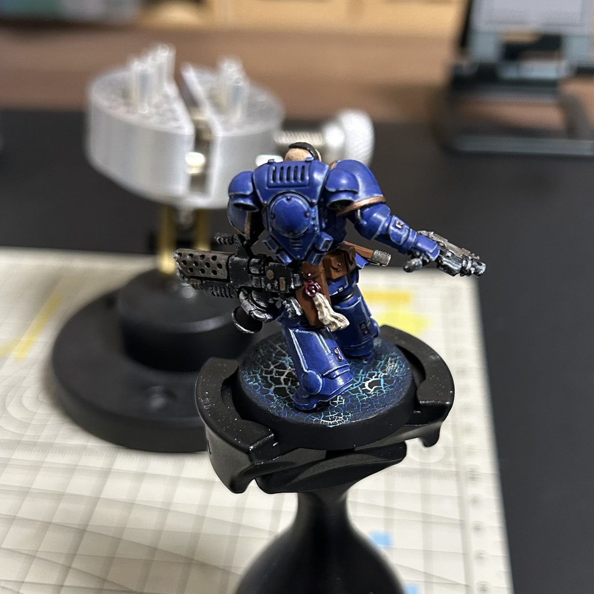 ウォーハンマー40,000 塗装完成 初めてのウォーハンマー完成 今までエアブラシでの塗装しかやったこと