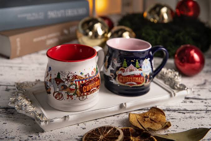 クリスマス　ポット&カップ クリスマス期間限定！ ホットドリンクがお得に☕ ＼ #クリスマス