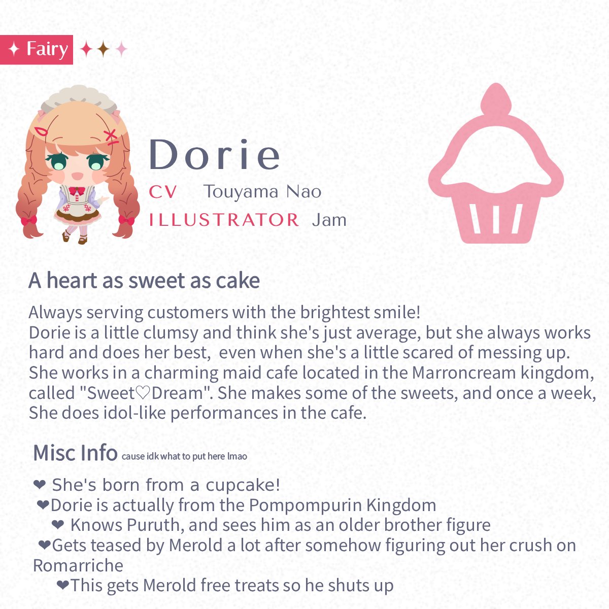 LotusAndVenus's tweet photo. Dorie profile is done! I struggled a bit cause I did not wanna leave stuff empty ,,, aughhhaa,,,
#fragaria_oc #fragariamemoriesoc https://t.co/31sUphd2Pg