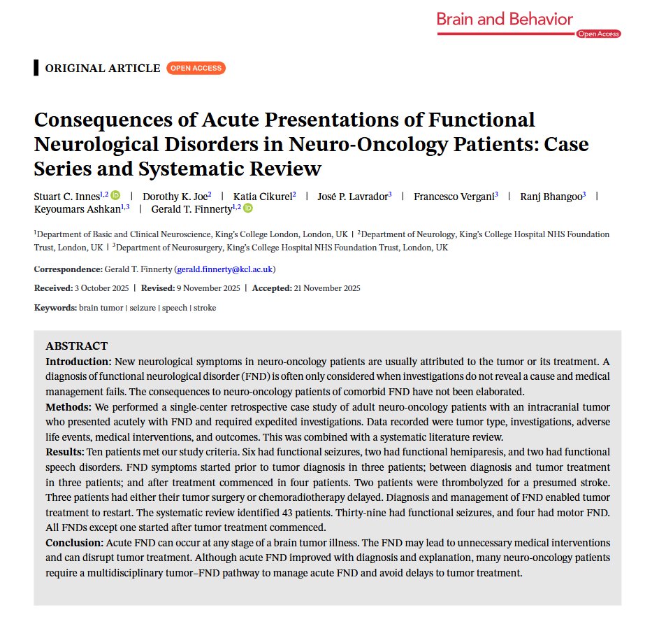 King's Neurosurgery tweet media