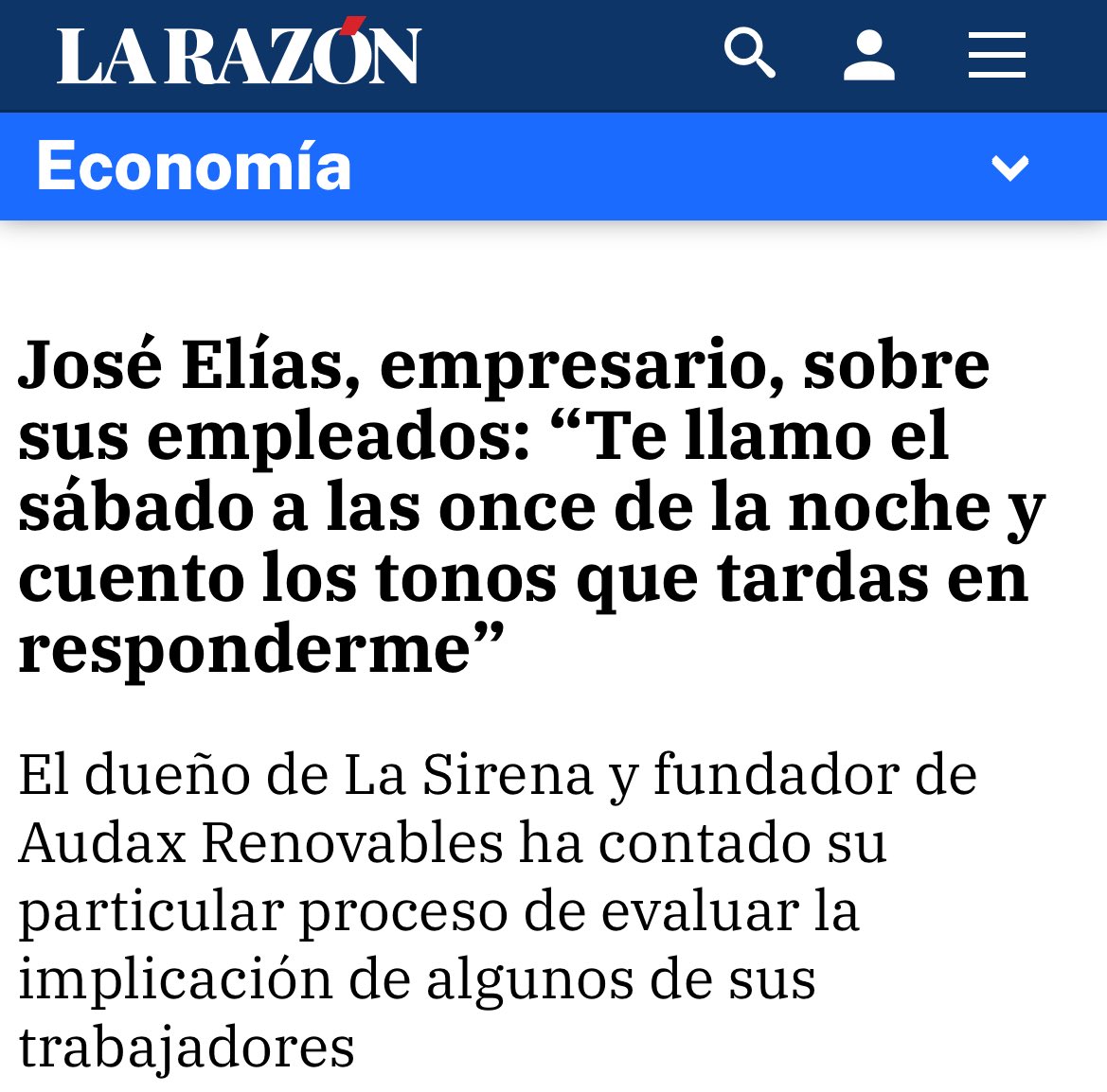 Capitalismo del siglo XXI con mentalidad de amo del siglo XVIII.

Eso no es implicación, sino esclavismo laboral.