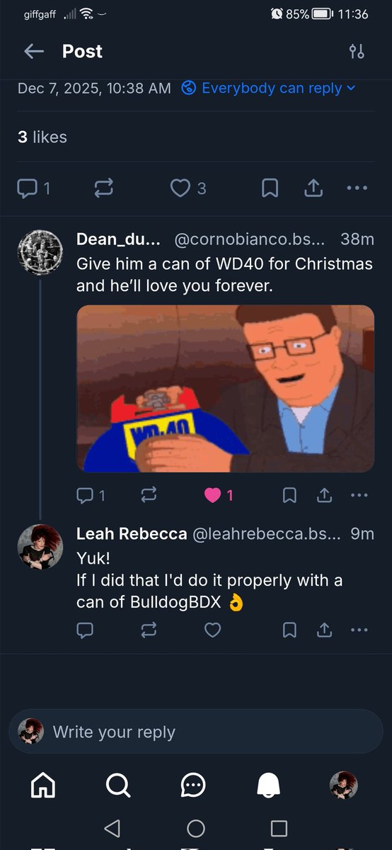 <a href="/BulldogBDX/">BulldogBDX</a>
I'm educating those BlueSky lot...