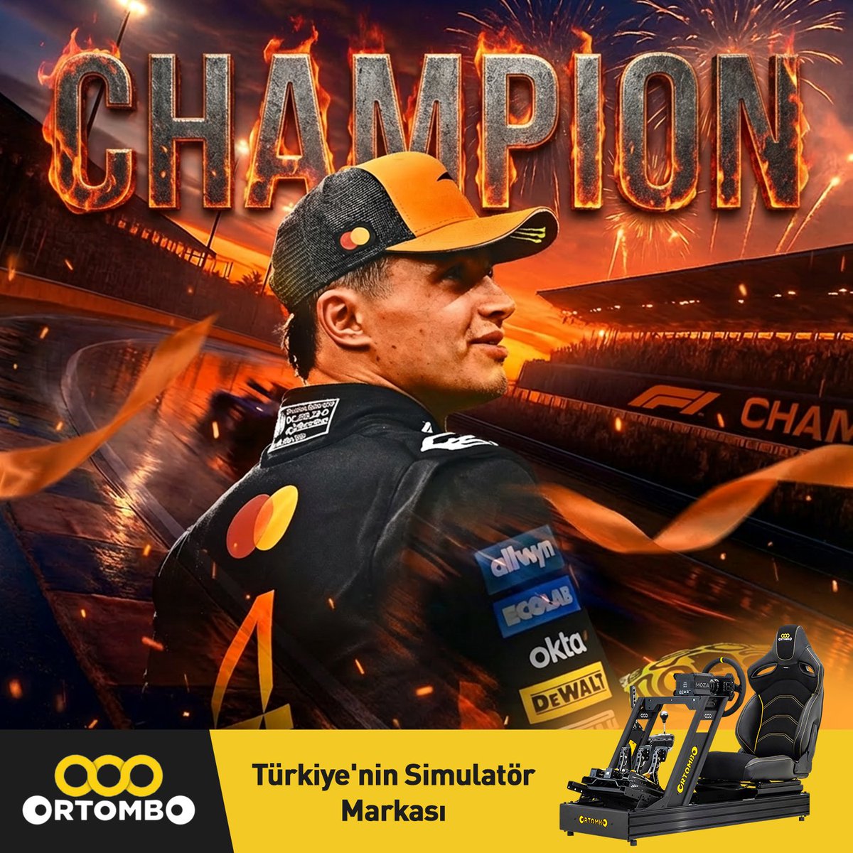 🔥FORMULA 1'İN YENİ ŞAMPİYONU: LANDO NORRIS🔥

🏆McLaren sürücüsü, <a href="/Ortombo/">Ortombo</a> farkıyla sporun zirvesine çıkan 35. pilot olmayı başardı.

#AbuDhabiGP | #F1 | #isbirliği