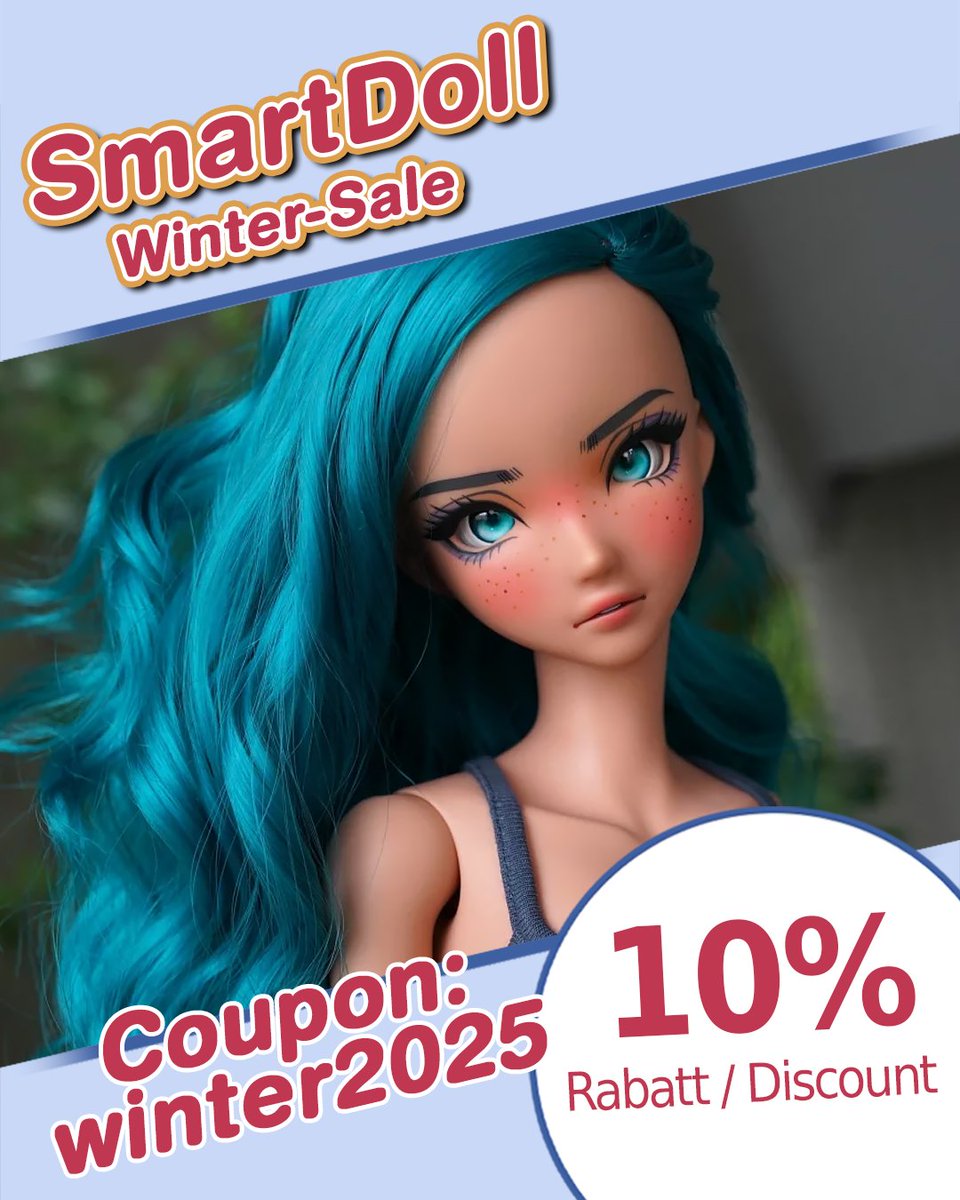 👉#SmartDoll #Winter-#Sale🤩

To make sure your SmartDolls have an unforgettable #Christmas and New Year's Eve, use the #coupon code "winter2025" for 10% off...

🎁 ...Dolls, Option Parts, and accessories that are ❗️in stock❗️!
🎁 Valid until December 31, 2025