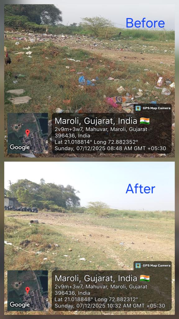 CollectorNav's tweet photo. આજરોજ સ્વચ્છ ભારત મિશન અંતર્ગત નવસારી જિલ્લાના તમામ તાલુકાઓના શહેર તથા ગામડાંઓની સઘન સફાઈ ઝૂંબેશ શરૂ કરવામાં આવી
#SBMU #SBMR #GVP
@CMOGuj @revenuegujarat @DdoNavsari @InfoNavsariGoG @SBMR_Gujarat @sbmugujarat https://t.co/ojlQ7VWZeq