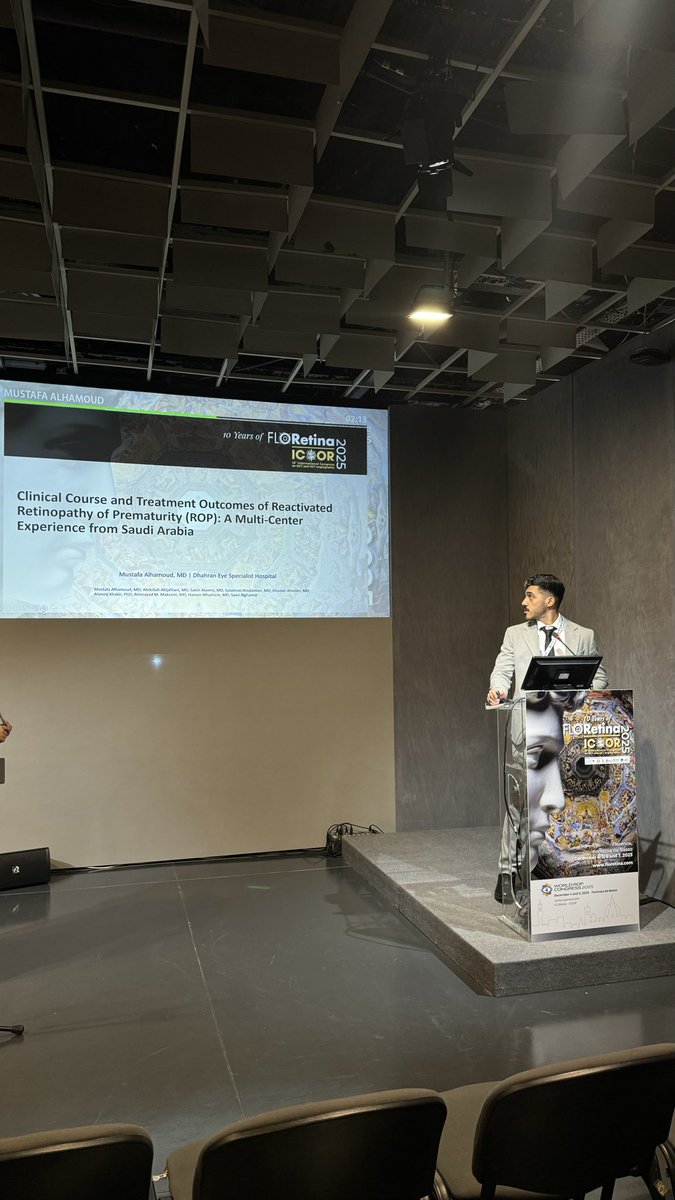 MAl7mod's tweet photo. Proud to have attended the 10th Floretina conference, an excellent platform to expand knowledge, network with colleagues, and learn from leading experts. Honoured to present our study: Clinical Course and Treatment Outcomes of Reactivated ROP: A Multi-Center Experience 👁️ https://t.co/jD0k9R6hxD