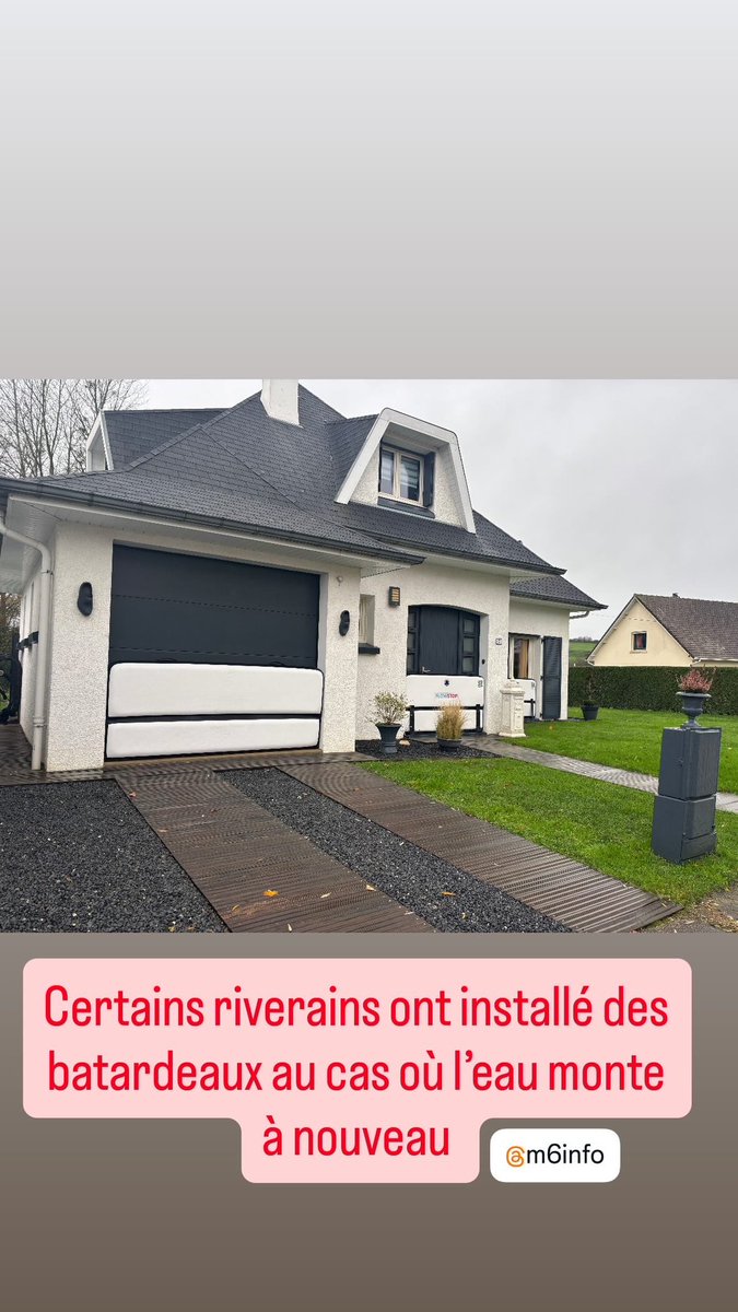 Inondations dans le Pas-de-Calais, près de Boulogne-sur-mer. Vous pouvez découvrir le reste des images dans le JT du 12.45 de <a href="/m6info/">M6 Info</a> et sur mon Instagram : frederique_mazy