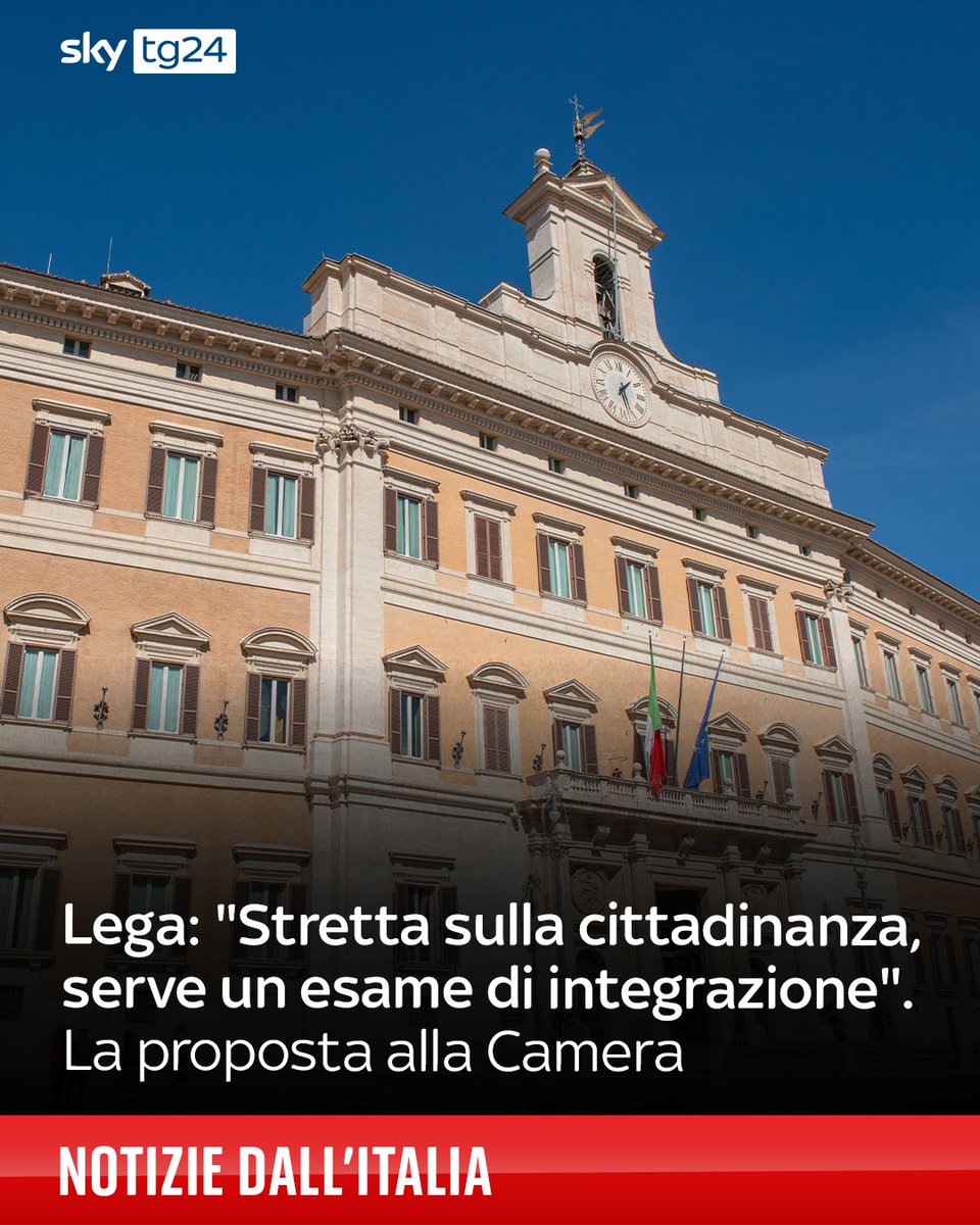 Una stretta sulla cittadinanza è contenuta in una nuova proposta della Lega. Lo straniero nato in Italia, per diventare italiano a 18 anni, deve superare un esame di integrazione e non deve avere condanne o procedimenti penali per delitti non colposi 👉shorturl.at/OKNNz