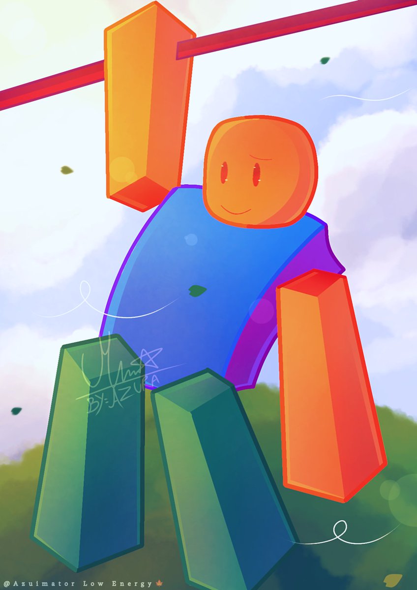 Azuimator's tweet photo. Noob 🍁

( @Roblox )

#ROBLOX 
#Noob 
#fanartroblox 
#ibisPaintX 
#fyppppppppppppppppppppppp https://t.co/iFfCEADVTm