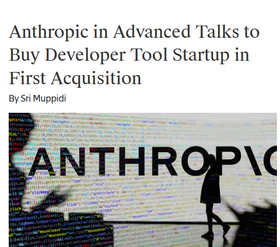 anthropic acquisition headline