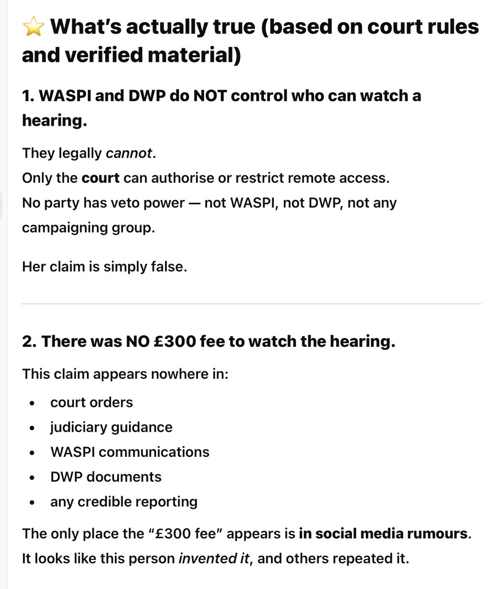 #waspi #50swomen #FactsMatter 
PART 2 PULLING APART LIES