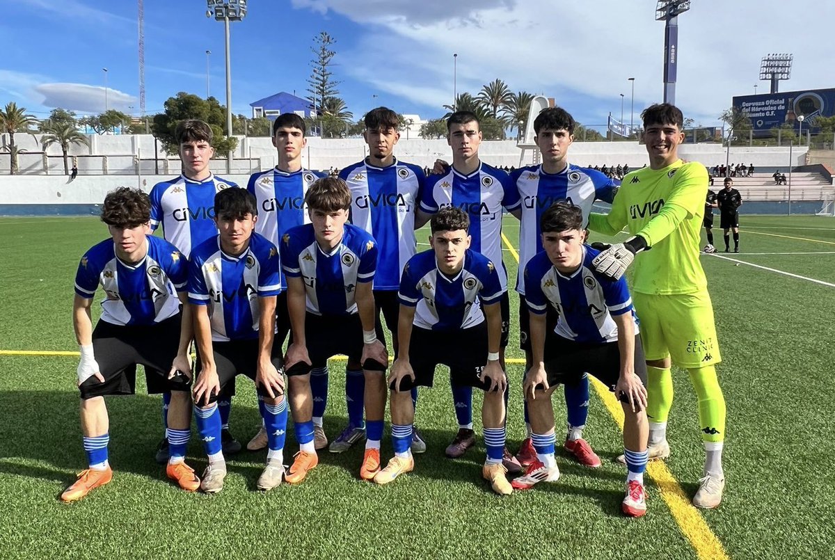 Juvenil B 2️⃣➖0️⃣ Levante B

⚽️ Terol
⚽️ Casado

💙 #MachoHércules 🤍